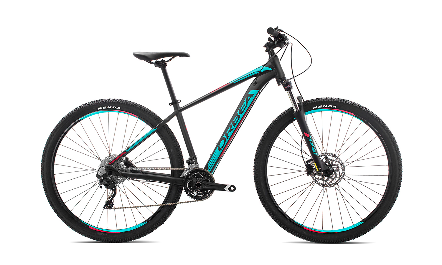 Фотография Велосипед Orbea MX 29 30 (2019) 2019 Черно-голубой 